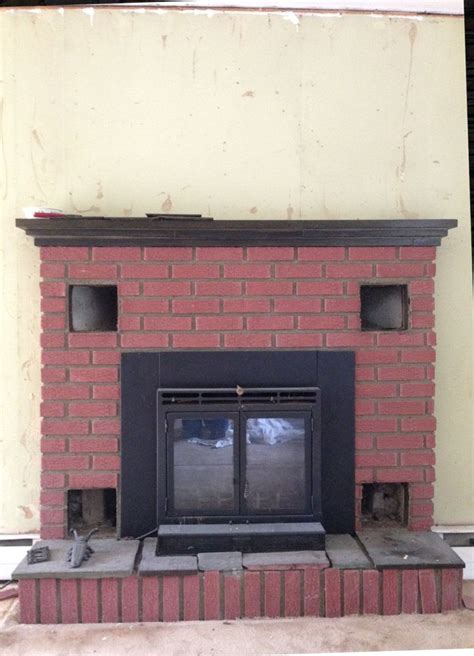 1954 house built fireplace with metal walls vents|Please tell me about this 1950 fireplace .